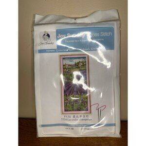 Joy Sunday Cross Stitch Kit 2224 LAVENDER CHAMPAIGN Scenery Flower Fields Sealed